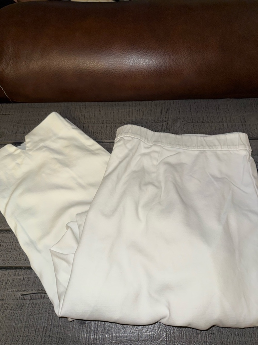 J. Jill Essentials Women’s Cream Tailored Chinos Cotton Blend Pull On Size 22 - Picture 8 of 12